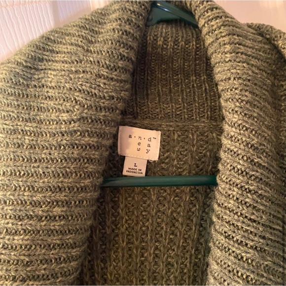 Target A New Day Women’s Hunter Green Cowl Neck Sweater L - Picture 7 of 10